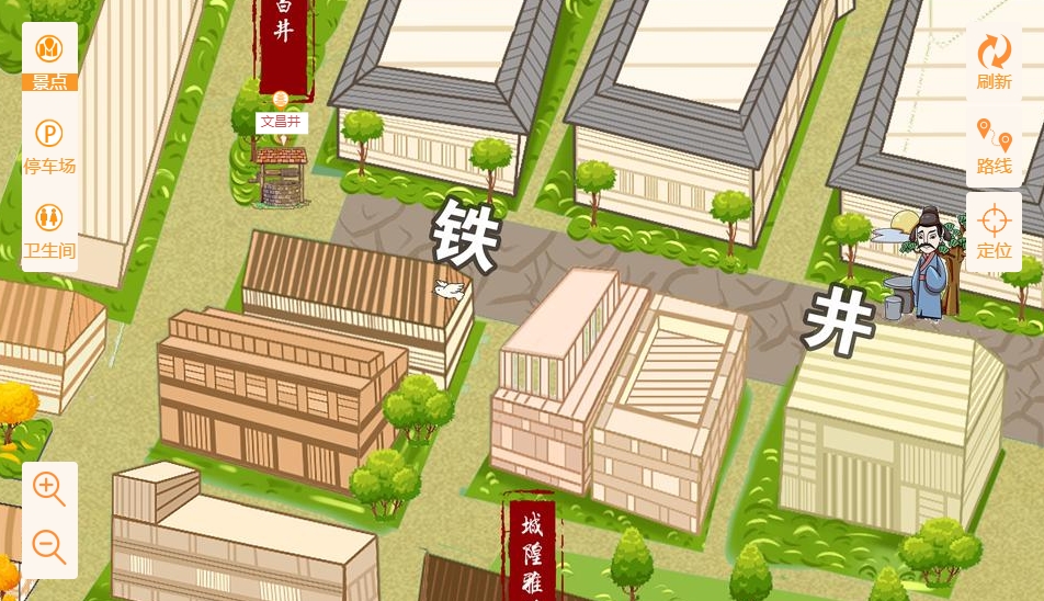 梁园智慧景区：手绘地图与语音导览的完美融合