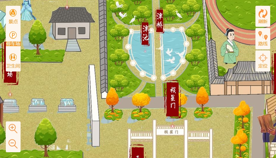 梁园手绘地图景区语音讲解导览系统：智慧景区建设的基石